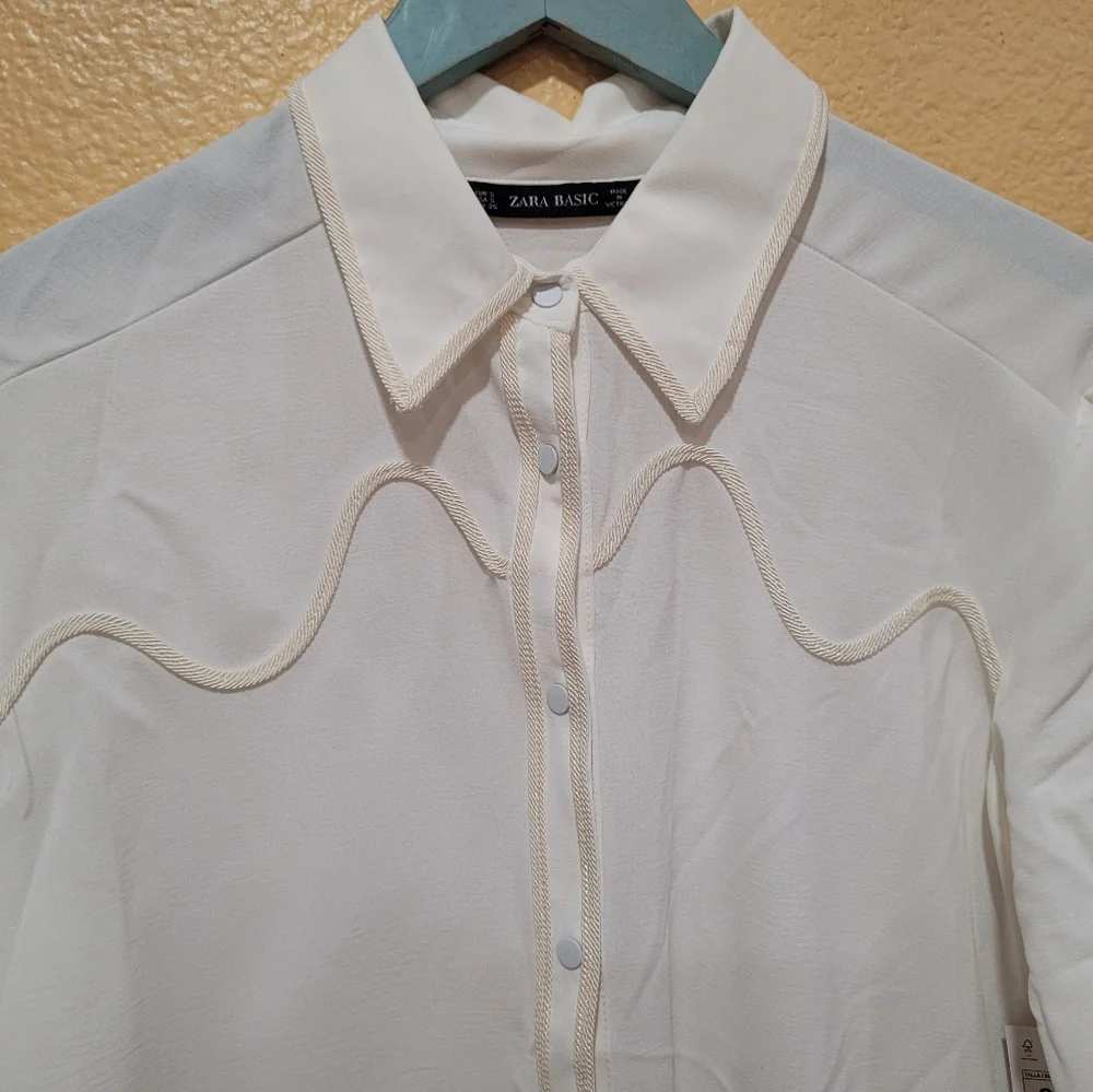 Zara trafaluc  shirt  long sleeve - Picture 9 of 9